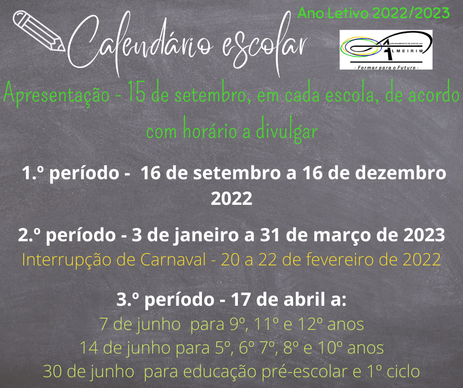 calendario escolar