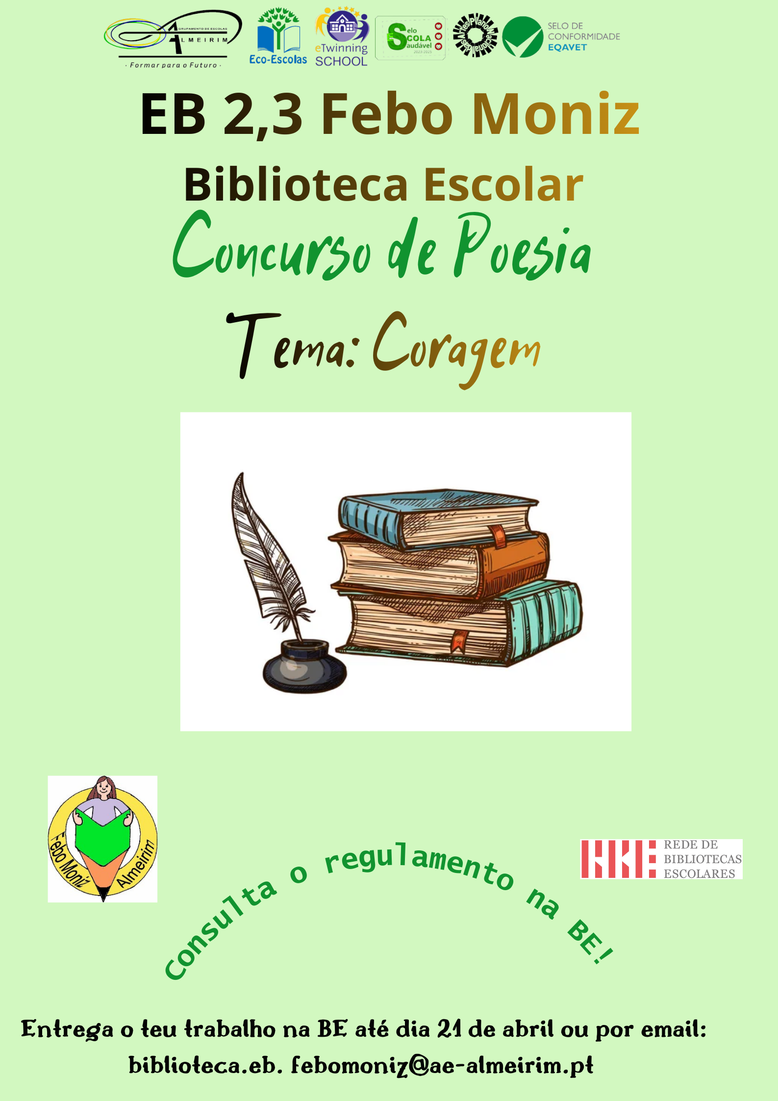 Cartaz concurso de Poesia