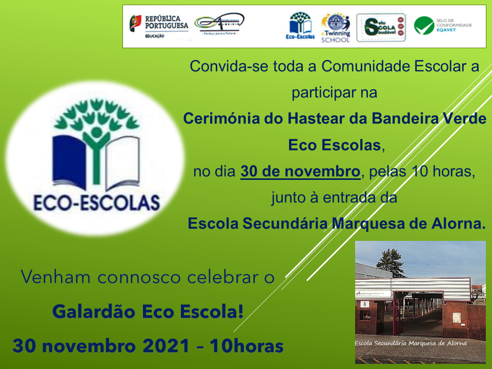 Convite Eco Escola ESMA