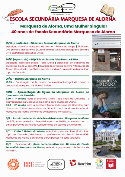 Marquesa da Alorna Uma Mulher Singular 40 anos de Escola Secundária Marquesa da Alorna